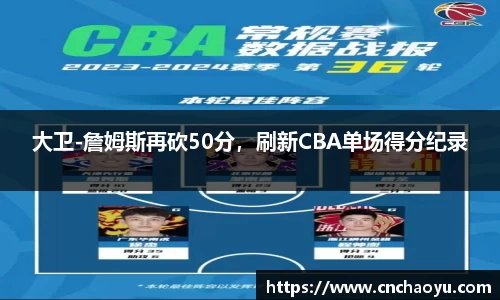 大卫-詹姆斯再砍50分，刷新CBA单场得分纪录